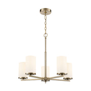 Millennium 2715WG Verlana 5-lt 24" Chandelier - Modern Gold