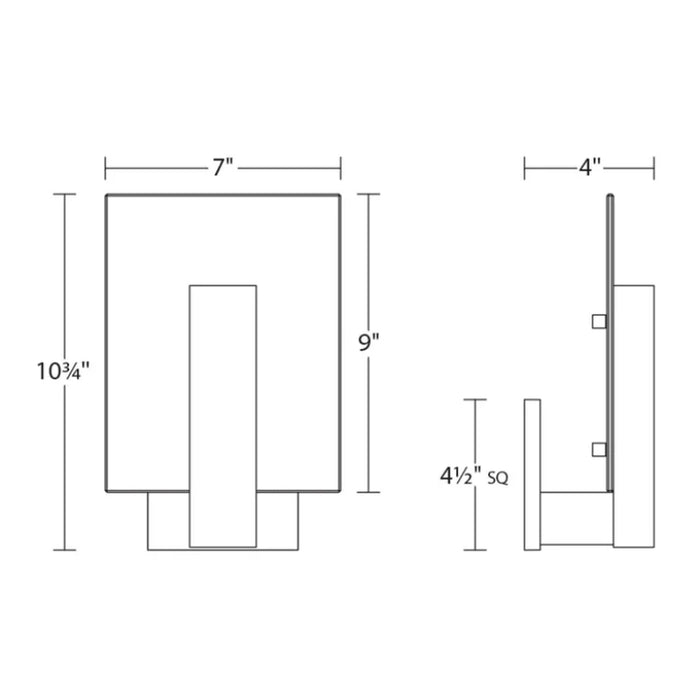 Sonneman 2724 Midtown 11" Tall LED Sconce