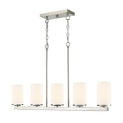Millennium 2725WG Verlana 5-lt 35" Island Light - Brushed Nickel