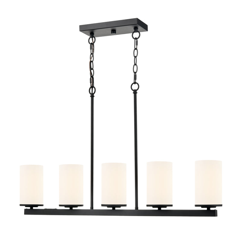 Millennium 2725WG Verlana 5-lt 35" Island Light - Matte Black