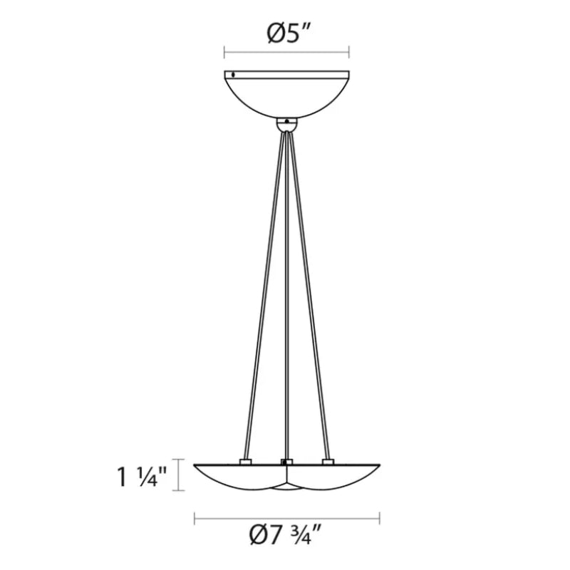 Sonneman 2734 Little Cloud 8" LED Uplight Pendant