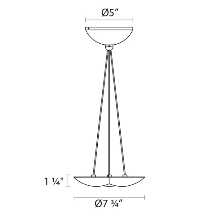 Sonneman 2734 Little Cloud 8" LED Uplight Pendant