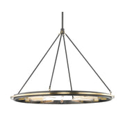 Hudson Valley 2745 Chambers 12-lt 45" Chandelier-Aged Brass/Old Bronze