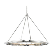 Hudson Valley 2745 Chambers 12-lt 45" Chandelier-Polished Nickel