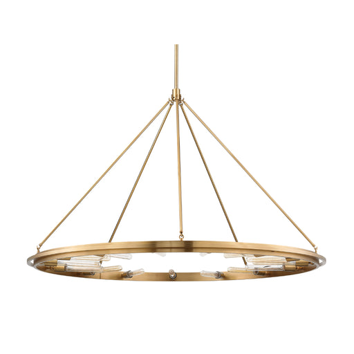 Hudson Valley 2758 Chambers 15-lt 58" Chandelier-Aged Brass