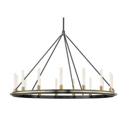 Hudson Valley 2758 Chambers 15-lt 58" Chandelier-Aged Brass/Old Bronze