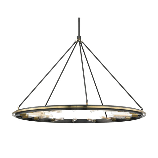 Hudson Valley 2758 Chambers 15-lt 58" Chandelier-Aged Brass/Old Bronze