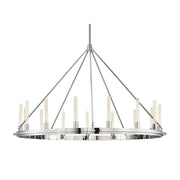 Hudson Valley 2758 Chambers 15-lt 58" Chandelier-Polished Nickel