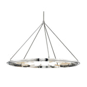 Hudson Valley 2758 Chambers 15-lt 58" Chandelier-Polished Nickel
