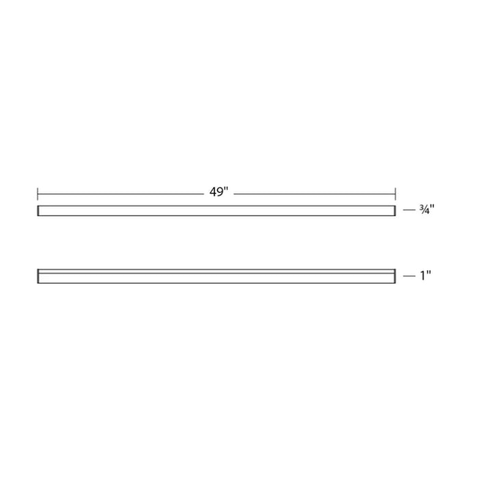 Sonneman 2790 Stix Plus 49" LED Wall Bar