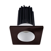 Lotus LED-2-S15W Designer 2" 15W LED Square Recessed Downlight, Dim to Warm - Alzak/Bronze