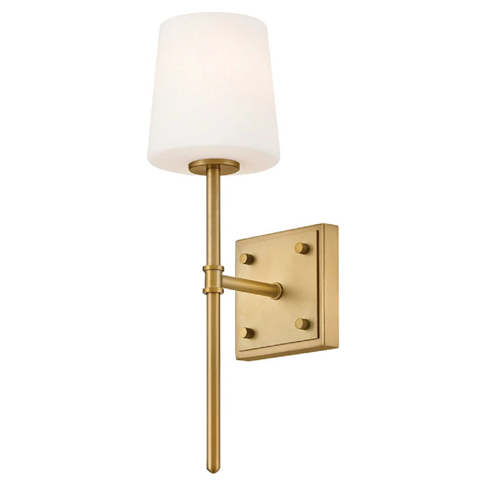 Hinkley 46950 Saunders 1-lt 16" Tall LED Wall Sconce - Lacquered Brass