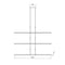 Sonneman 2806 Tik-Tak Stack 24-lt 48" 6-Tier LED Chandelier