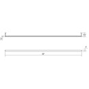 Sonneman 2810 Thin-Line 72" One-Sided LED Wall Bar