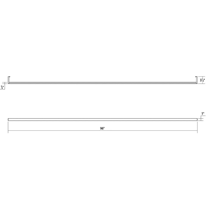 Sonneman 2812 Thin-Line 96" Two-Sided LED Wall Bar