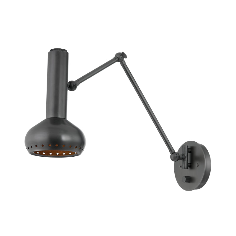 Hudson Valley 2813 Roald 1-lt 13" Tall LED Wall Sconce - Distressed Bronze