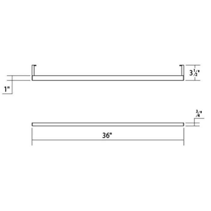 Sonneman 2814 Thin-Line 36" LED Indirect Wall Bar