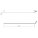 Sonneman 2814 Thin-Line 48" LED Indirect Wall Bar