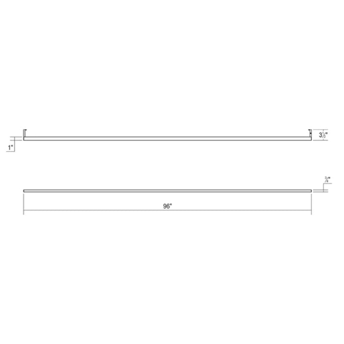 Sonneman 2814 Thin-Line 96" LED Indirect Wall Bar