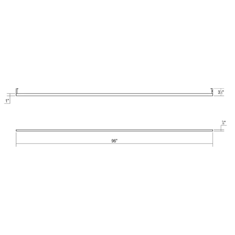 Sonneman 2814 Thin-Line 96" LED Indirect Wall Bar