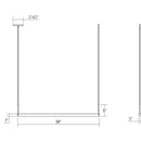 Sonneman 2816 Thin-Line 36" One-Sided LED Pendant