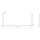 Sonneman 2816 Thin-Line 96" One-Sided LED Pendant