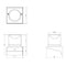 Sonneman 2850-LW Votives LED 2-lt 5" Tall Sconce with Large Clear Etched Glass