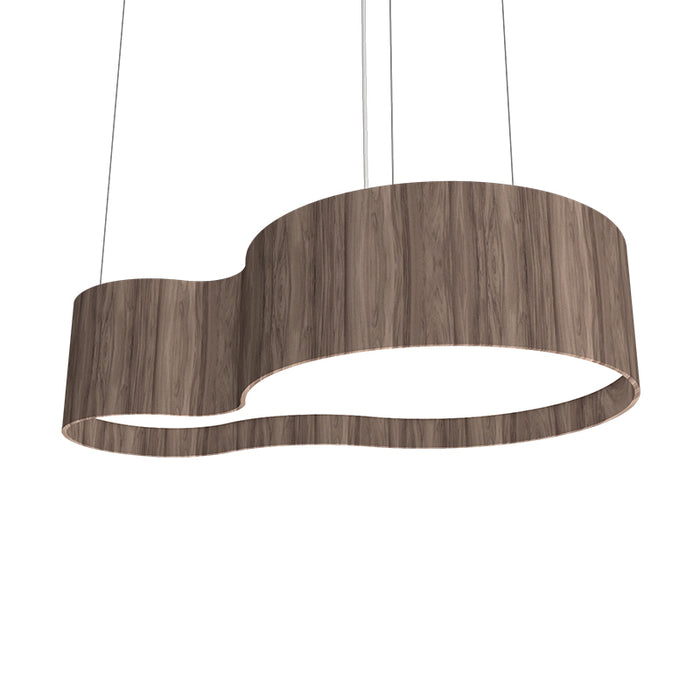 Accord 285LED Organic 1-lt 33" LED Pendant - American Walnut