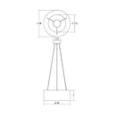 Sonneman 2863 Tromme 18" LED Pendant