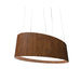 Accord 287LED Oval 1-lt 32" LED Pendant - Imbuia