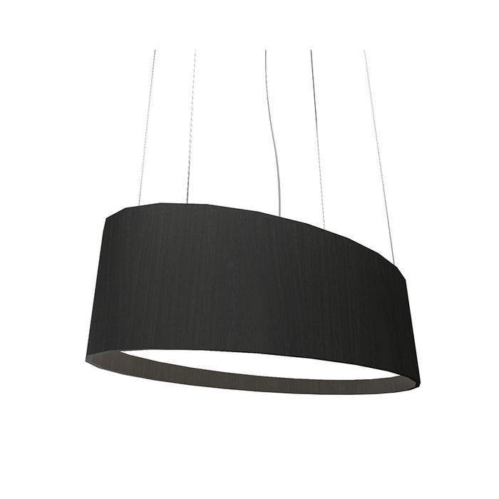 Accord 287LED Oval 1-lt 32" LED Pendant - Charcoal