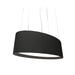 Accord 287LED Oval 1-lt 32" LED Pendant - Charcoal