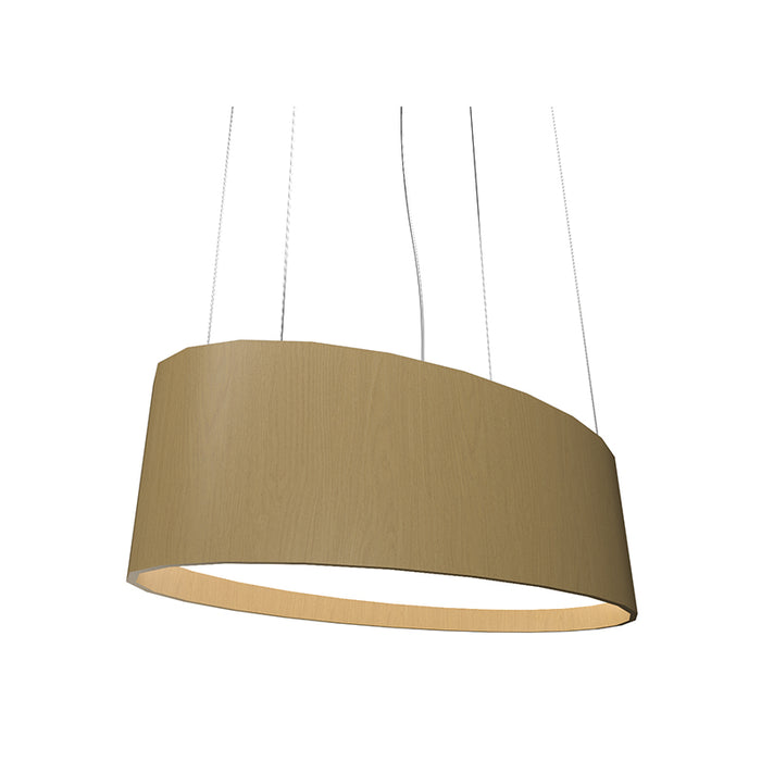 Accord 287LED Oval 1-lt 32" LED Pendant - Organic Gold