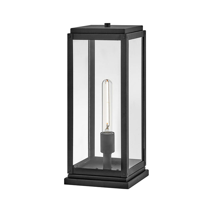 Hinkley 28857-LV Max 1-lt 17" Tall LED Outdoor Pier Mount Lantern