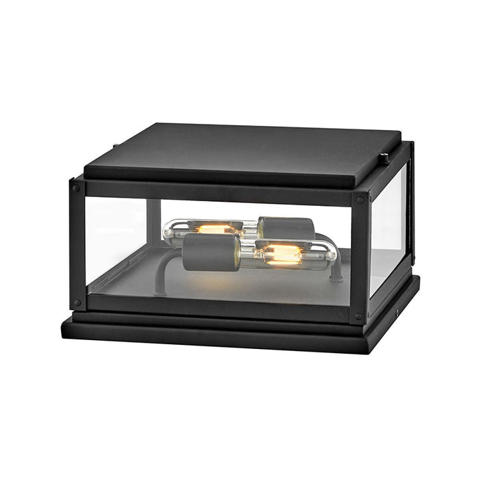 Hinkley 28858-LV Max 2-lt 12" LED Outdoor Pier Mount Lantern