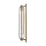 Hinkley 28925-LL Lourde 1-lt 26" Tall LED Outdoor Wall Sconce - Heritage Brass with Black accents
