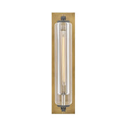 Hinkley 28925-LL Lourde 1-lt 26" Tall LED Outdoor Wall Sconce - Heritage Brass with Black accents