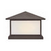 Hinkley 28987 Walter 2-lt 15" LED Outdoor Pier Mount Lantern - Textured Oil Rubbed Bronze