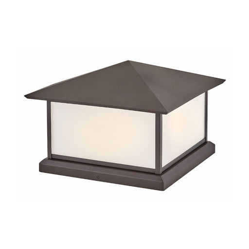 Hinkley 28987 Walter 2-lt 15" LED Outdoor Pier Mount Lantern - Textured Oil Rubbed Bronze