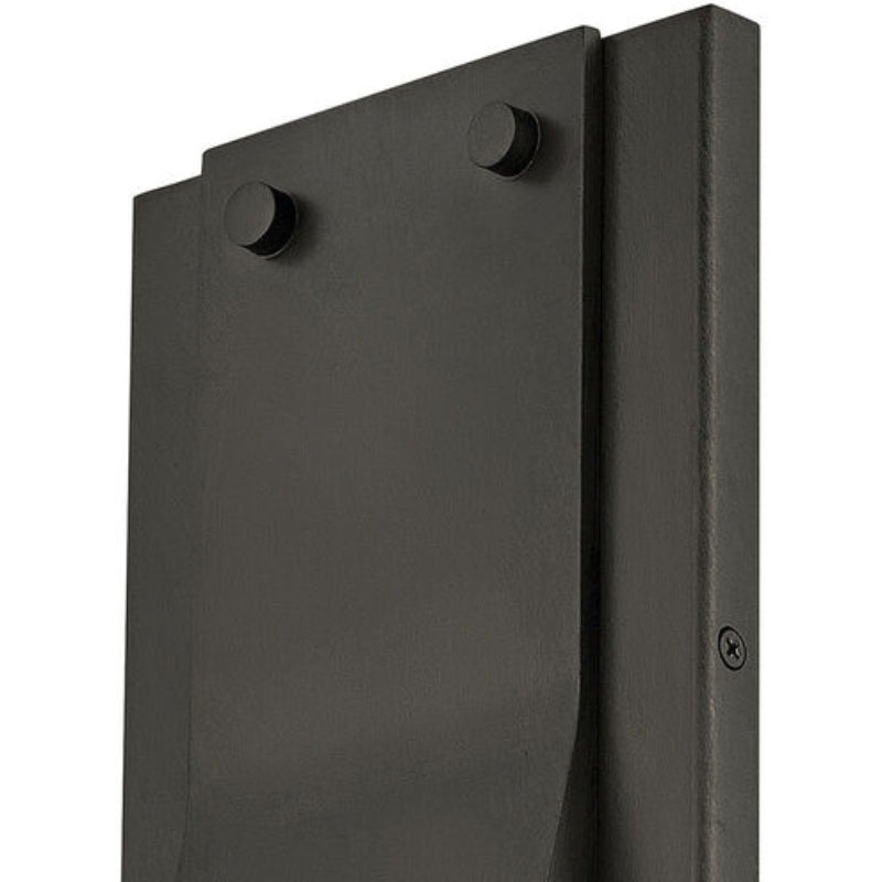 Hinkley 28994 Fold 1-lt 16" Tall LED Outdoor Wall Mount Lantern - Black Oxide
