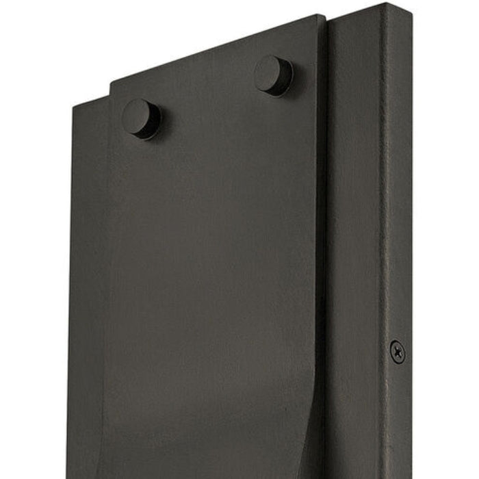 Hinkley 28994 Fold 1-lt 16" Tall LED Outdoor Wall Mount Lantern - Black Oxide