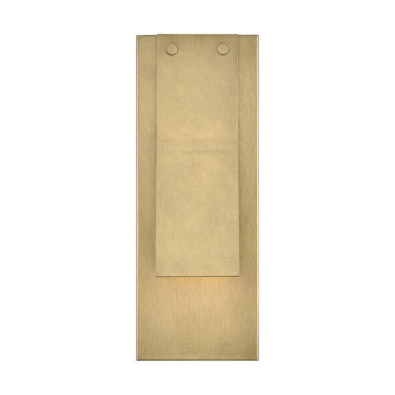 Hinkley 28994 Fold 1-lt 16" Tall LED Outdoor Wall Mount Lantern - Heritage Brass