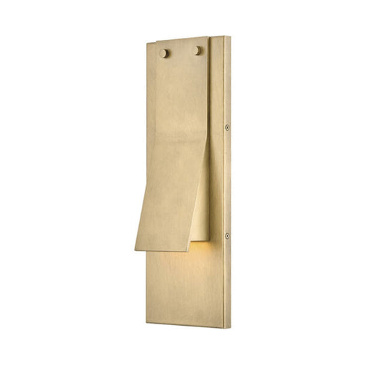 Hinkley 28994 Fold 1-lt 16" Tall LED Outdoor Wall Mount Lantern - Heritage Brass