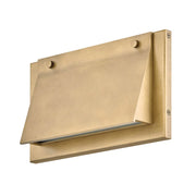 Hinkley 28996 Fold 1-lt 12" LED Outdoor Wall Mount Lantern -Heritage Brass