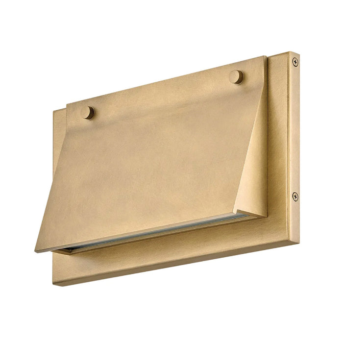 Hinkley 28996 Fold 1-lt 12" LED Outdoor Wall Mount Lantern -Heritage Brass