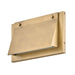 Hinkley 28996 Fold 1-lt 12" LED Outdoor Wall Mount Lantern -Heritage Brass