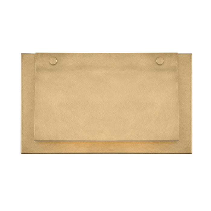 Hinkley 28996 Fold 1-lt 12" LED Outdoor Wall Mount Lantern -Heritage Brass