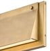 Hinkley 28996 Fold 1-lt 12" LED Outdoor Wall Mount Lantern -Heritage Brass