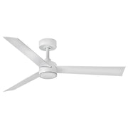 Hinkley 907452 Speck 52" Indoor/Outdoor Smart Ceiling Fan with LED Light Kit - Matte White
