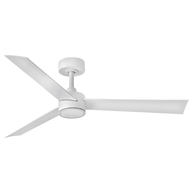 Hinkley 907452 Speck 52" Indoor/Outdoor Smart Ceiling Fan with LED Light Kit - Matte White